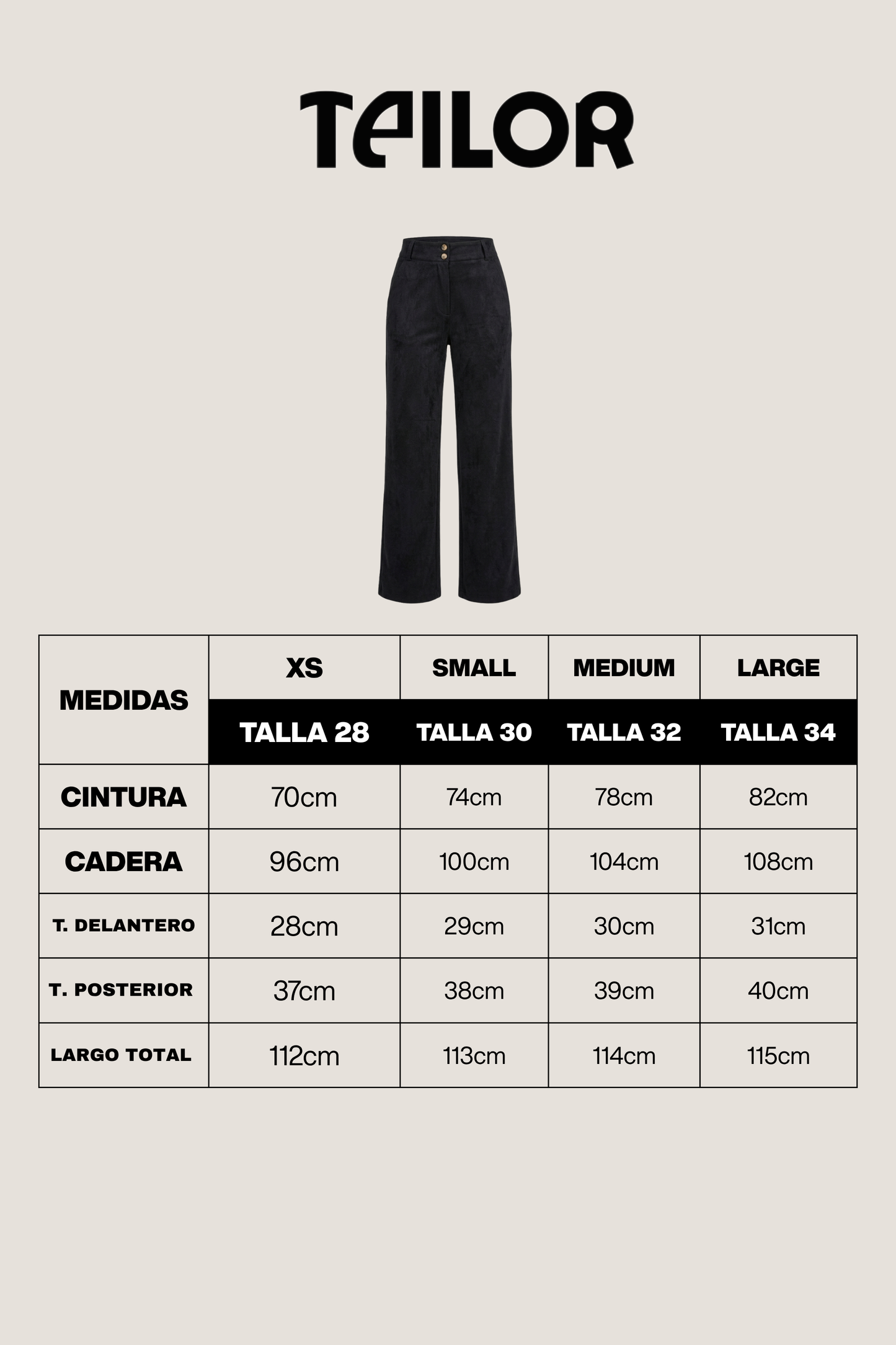PANTALON PALAZZO OLIVIA BEIGE