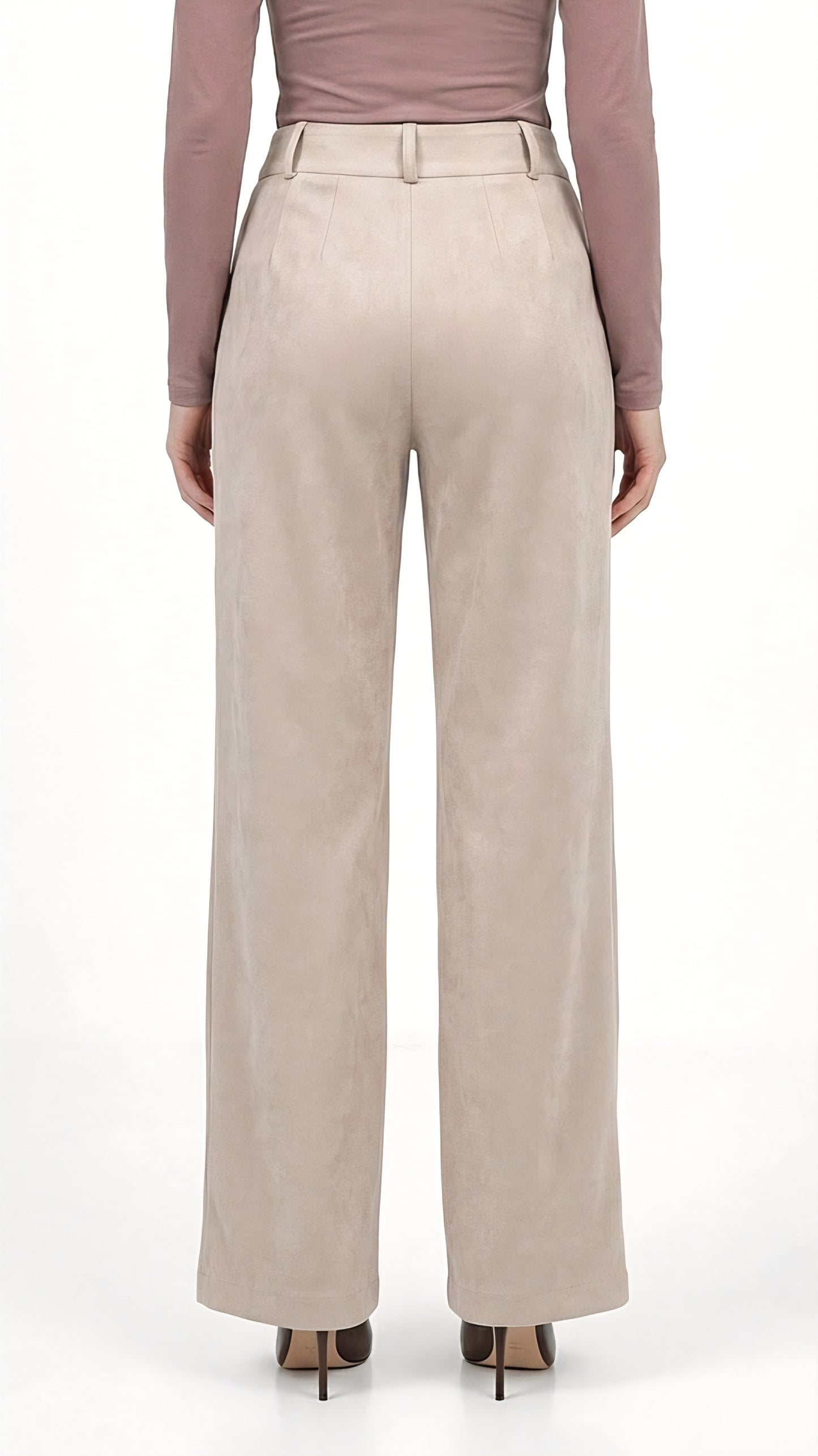 PANTALON PALAZZO OLIVIA BEIGE