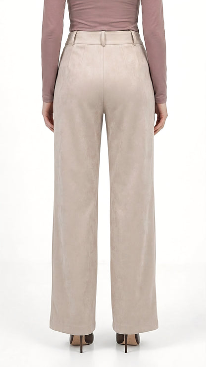 PANTALON PALAZZO OLIVIA BEIGE