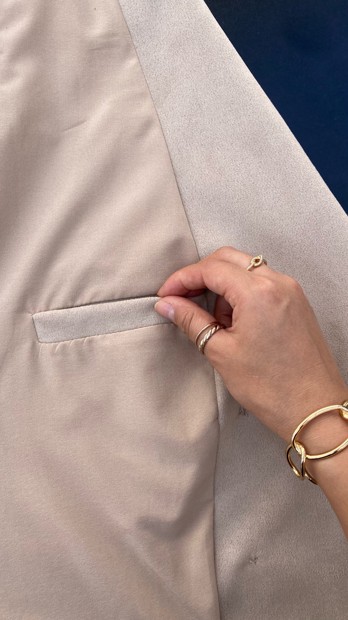 TRENCH COAT CROPPED OLIVIA BEIGE