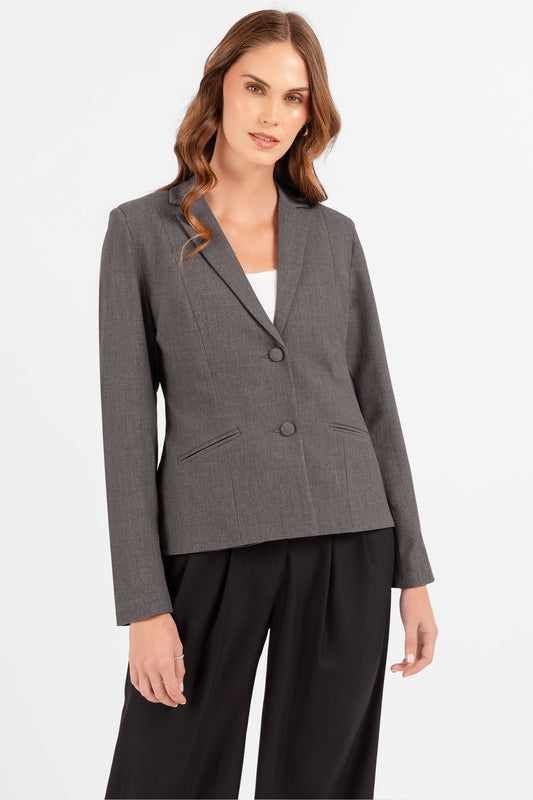 BLAZER SASTRE GABRIELLE PLOMO