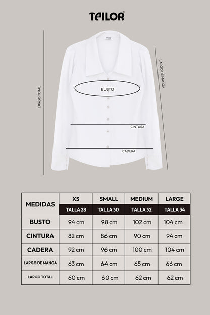 BLUSA CON LAZO REMOVIBLE FEDRA BEIGE