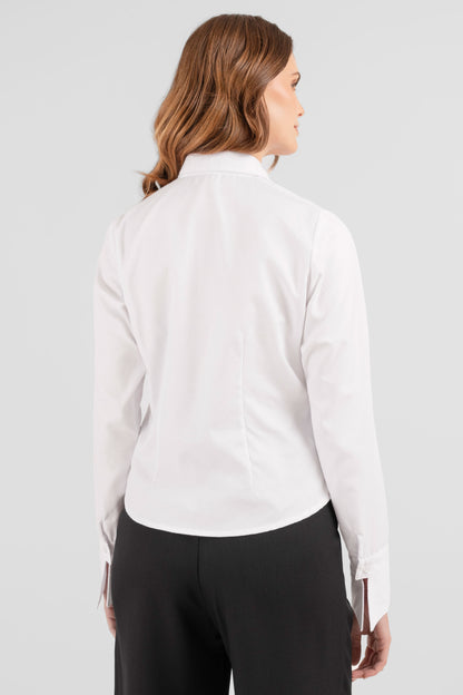 BLUSA CAMISA COTON ISABEL BLANCO