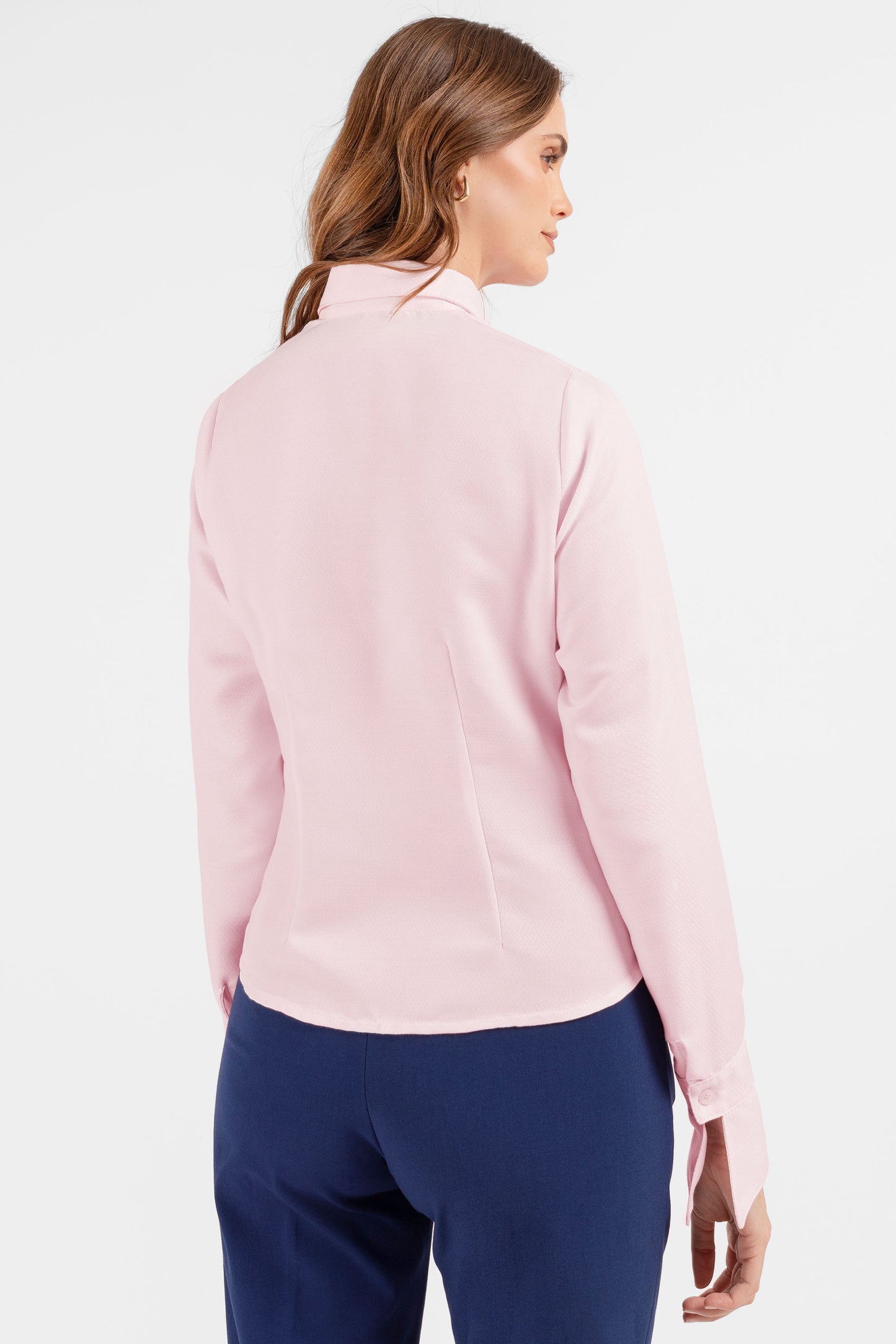 BLUSA CAMISA COTON ISABEL ROSADO