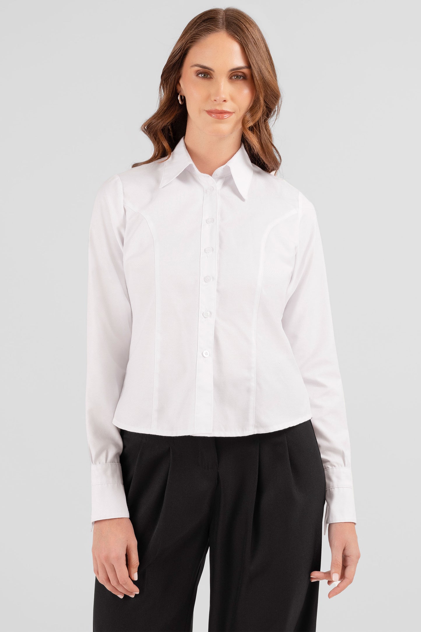 BLUSA CAMISA COTON ISABEL BLANCO