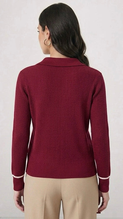 SWEATER CHOMPA ANNIE BORGOÑA