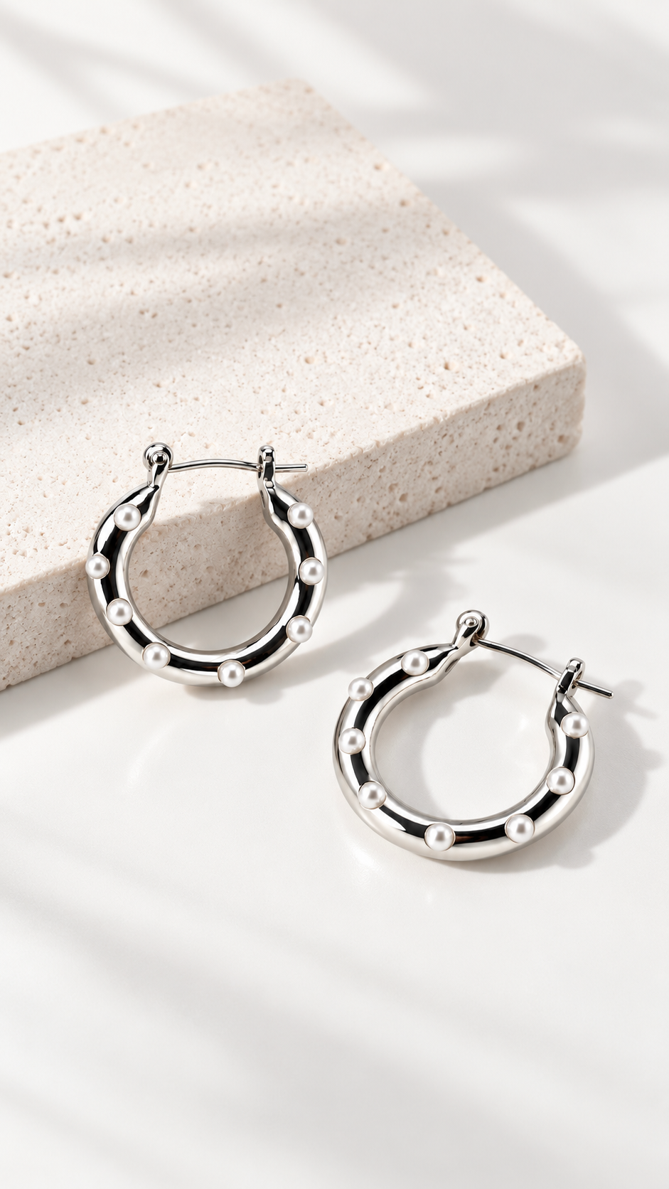 ARETES ARGOLLA ROUSE PLATEADO