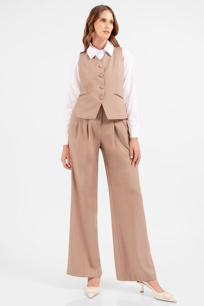 PANTALÓN PALAZZO CLARISSA BEIGE