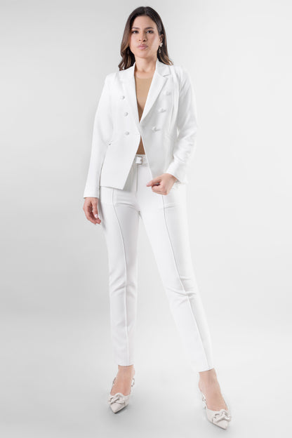 CONJUNTO SASTRE BLANCO MARFIL RECTO GALICIA