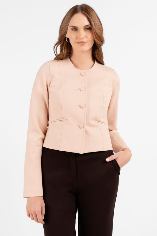 BLAZER CROPPED MARGARET BEIGE