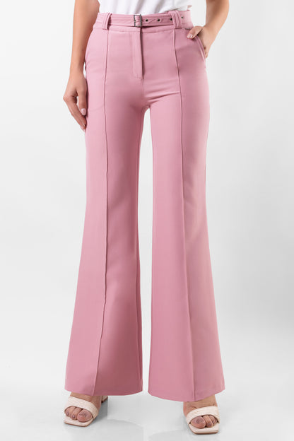 PANTALÓN PALAZZO GALICIA PALO ROSA