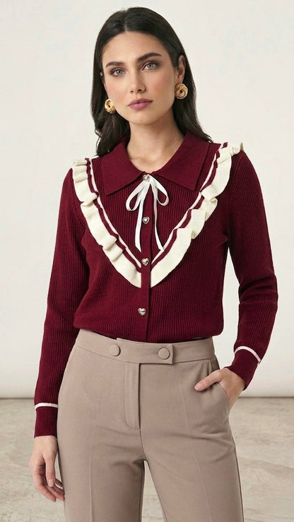 SWEATER CHOMPA ANNIE BORGOÑA