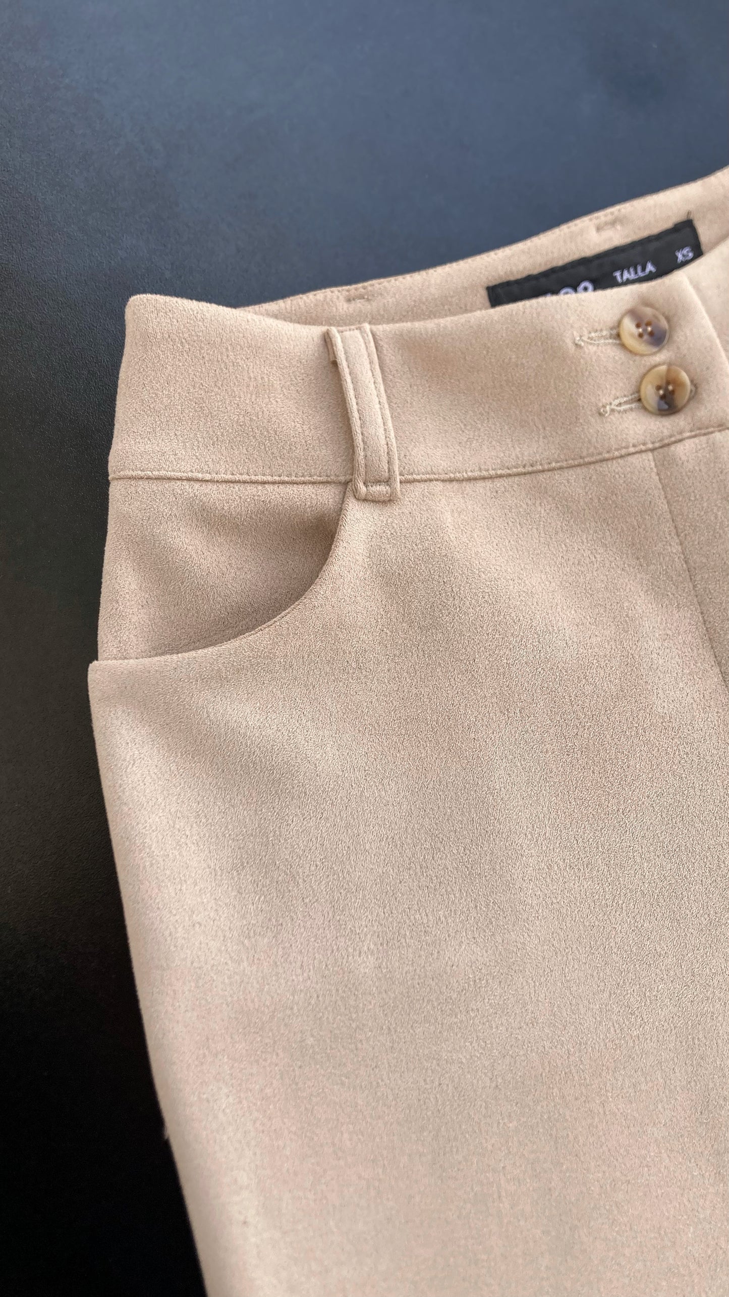 PANTALON PALAZZO OLIVIA BEIGE