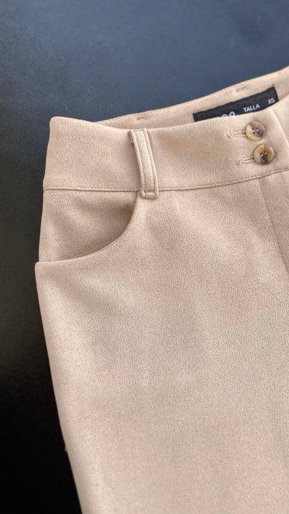 PANTALON PALAZZO OLIVIA BEIGE