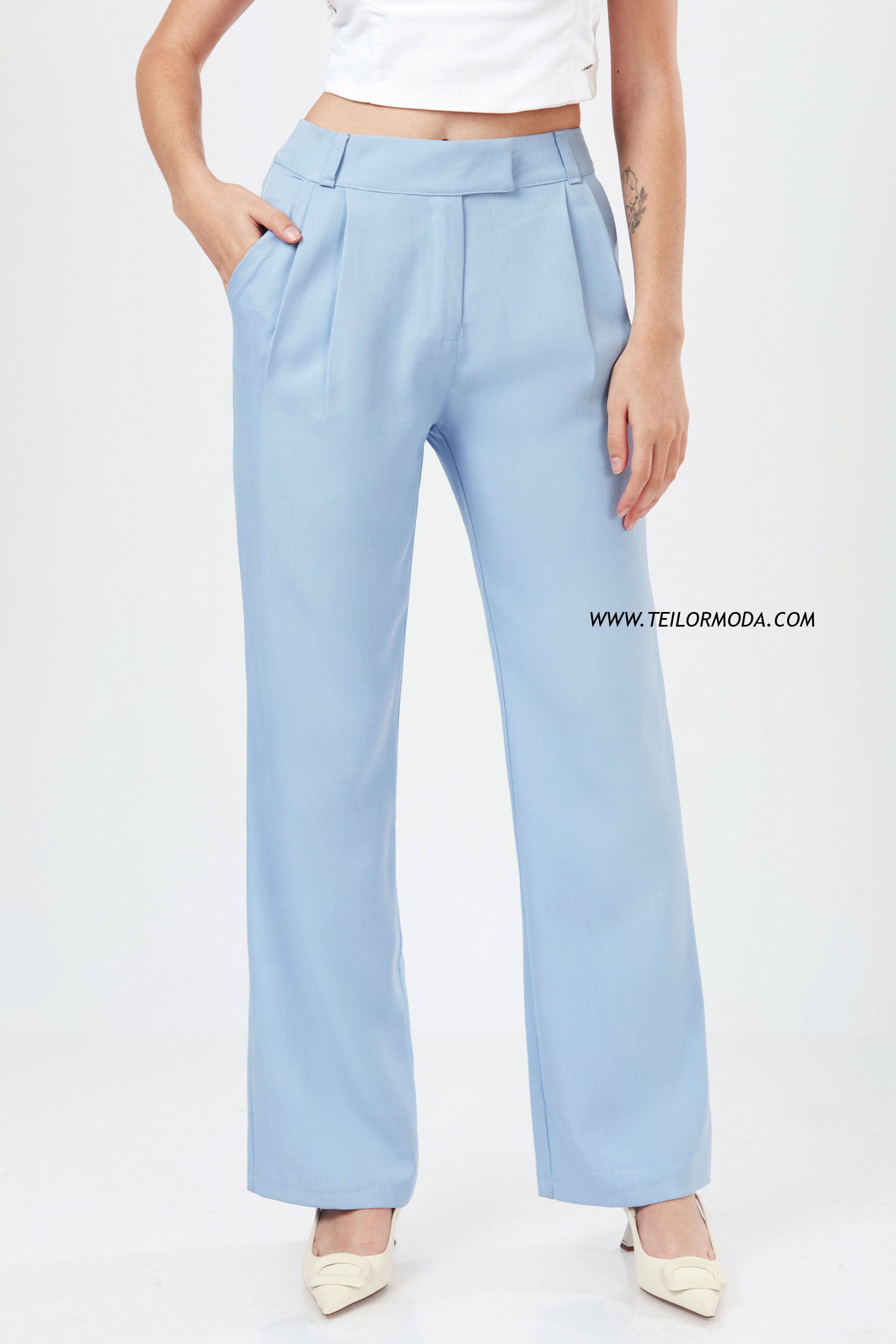 Pantalon palazzo online modal