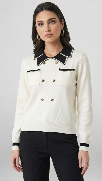 SWEATER CHOMPA GABRIELLE PERLA