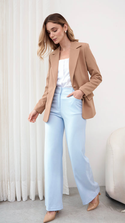 Blazer moderno nerea camello