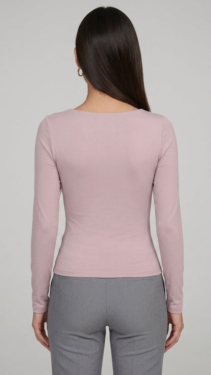 POLO CUELLO CUADRADO MIA MALVA