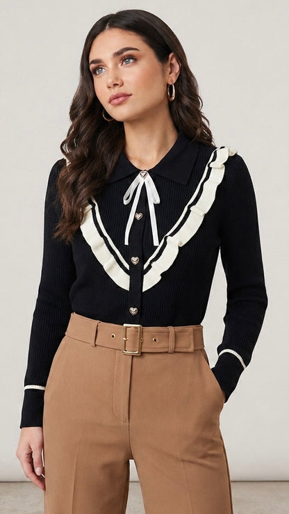 SWEATER CHOMPA ANNIE NEGRO
