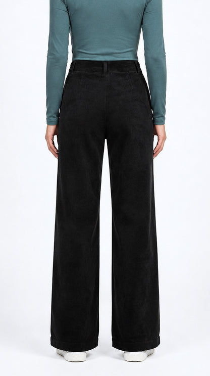 PANTALON PALAZZO OLIVIA NEGRO