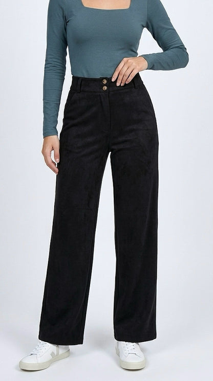 PANTALON PALAZZO OLIVIA NEGRO