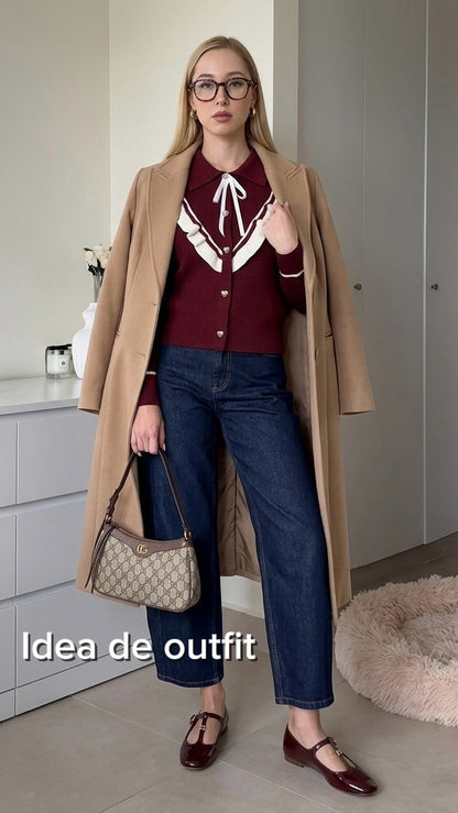 SWEATER CHOMPA ANNIE BORGOÑA