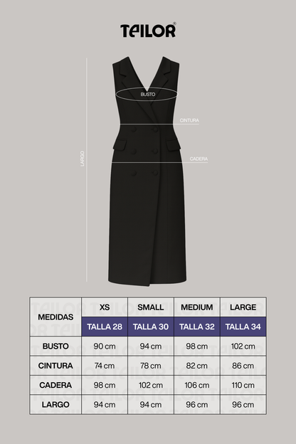 VESTIDO ELEGANTE BRISA NEGRO