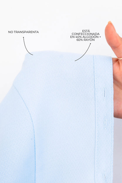 BLUSA CAMISA COTON ISABEL CELESTE