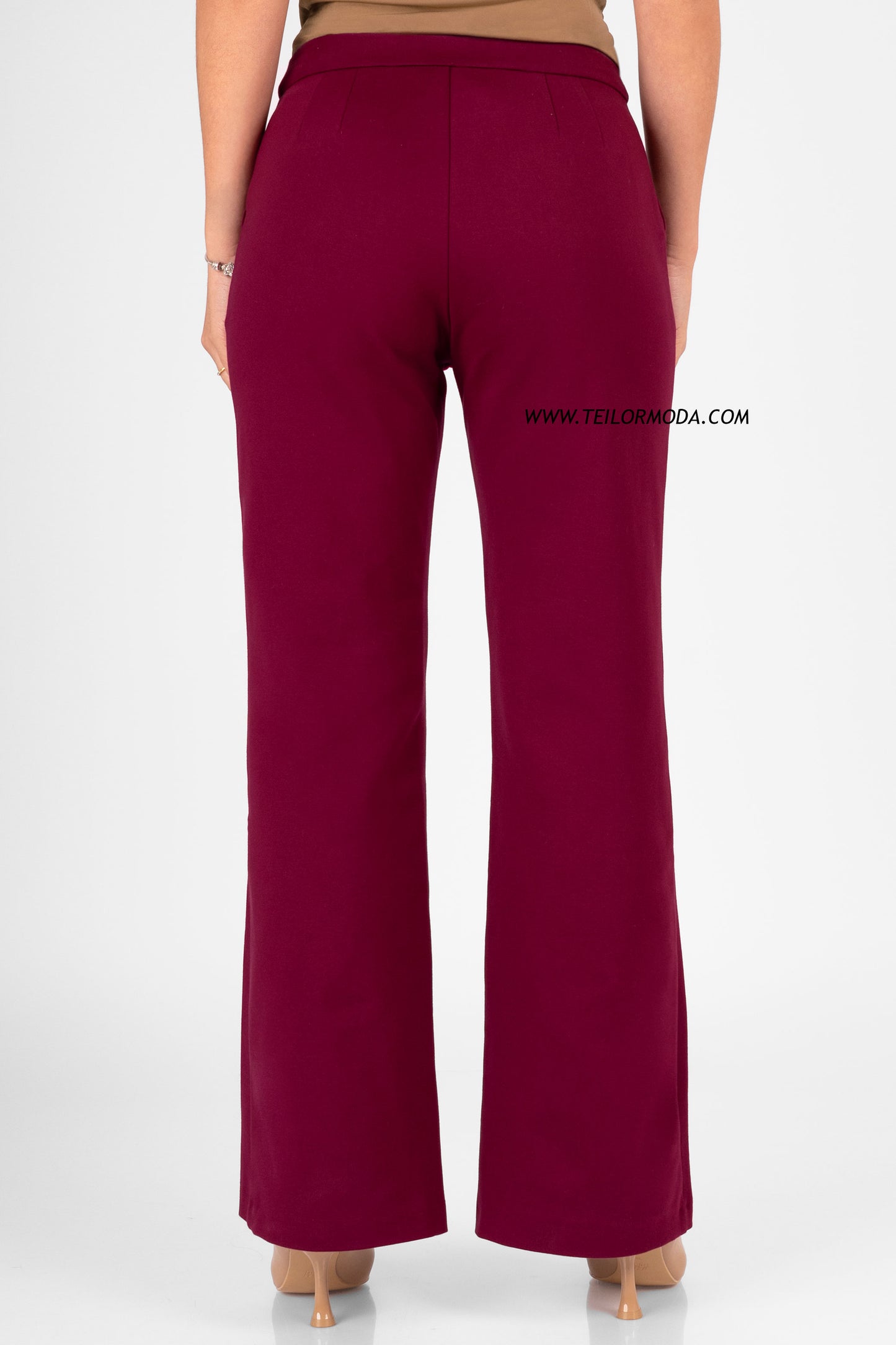 PANTALON PALAZZO MARTINA VINO