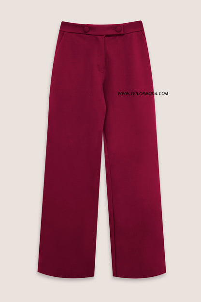 PANTALON PALAZZO MARTINA VINO