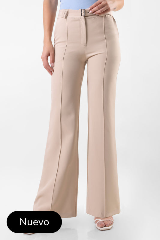 PANTALÓN PALAZZO GALICIA BEIGE