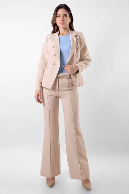 BLAZER CRUZADO GALICIA BEIGE