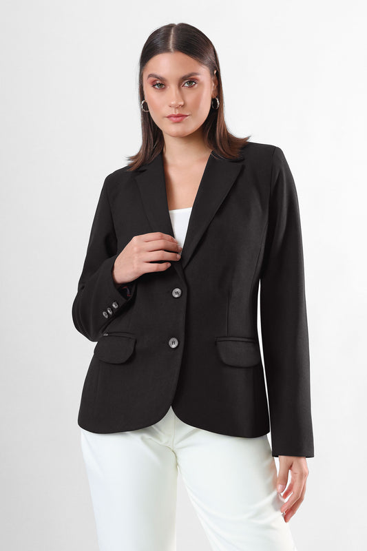 BLAZER SASTRE VALENTINA NEGRO