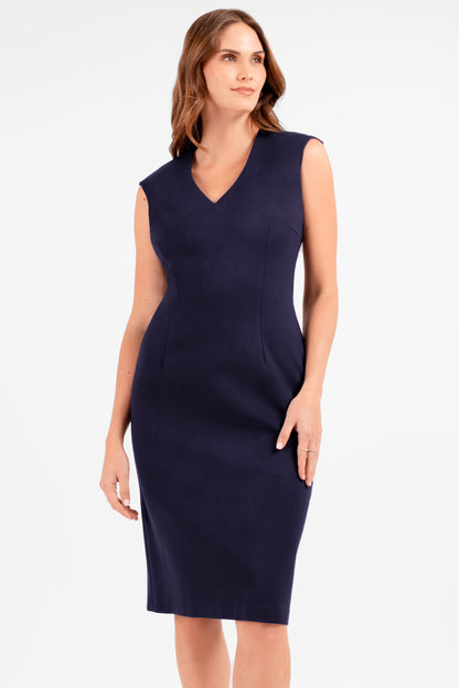 VESTIDO SASTRE MARGARET AZUL PRESIDENCIAL