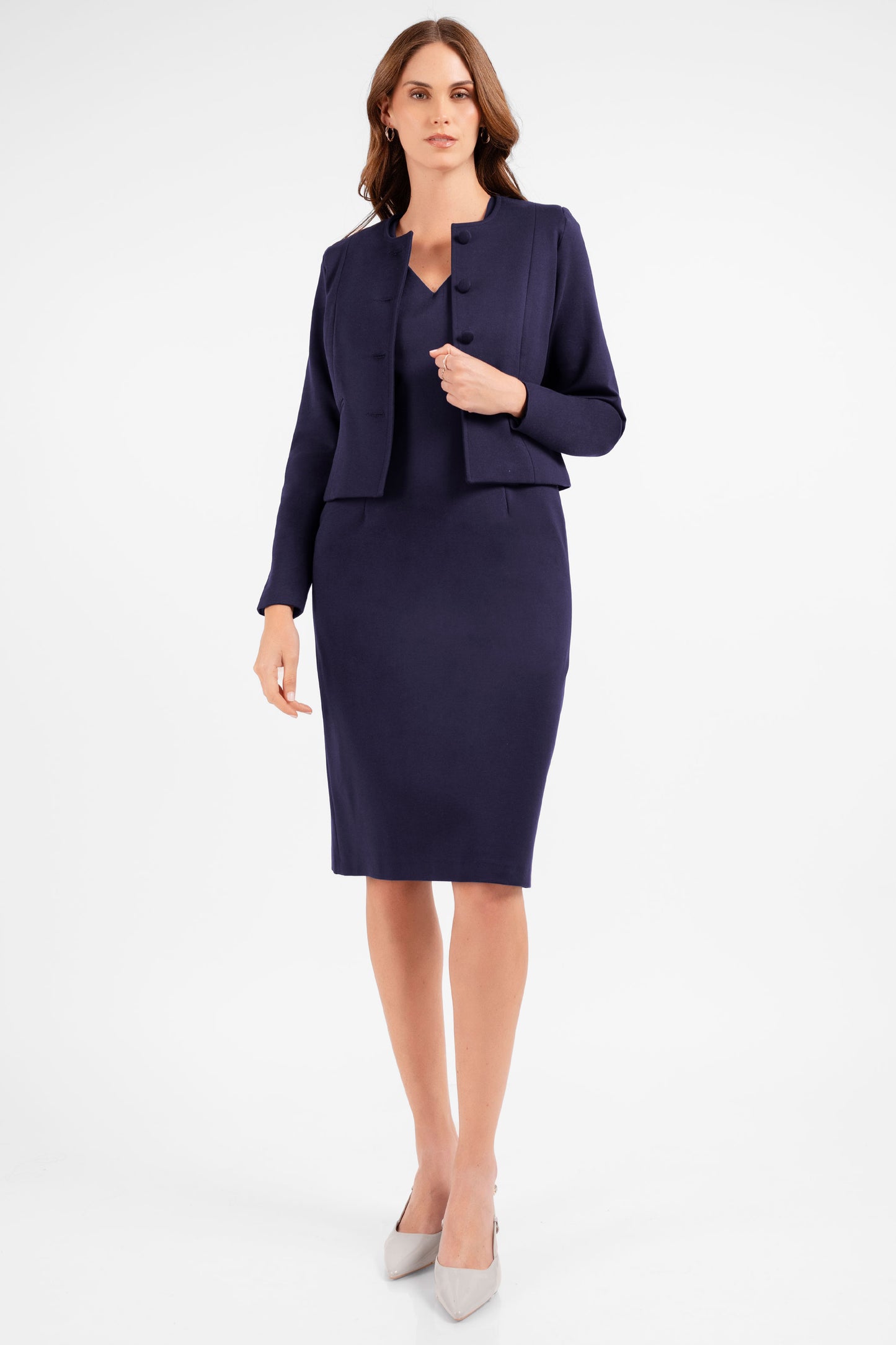 VESTIDO SASTRE MARGARET AZUL PRESIDENCIAL