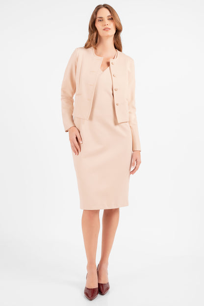 VESTIDO SASTRE MARGARET BEIGE