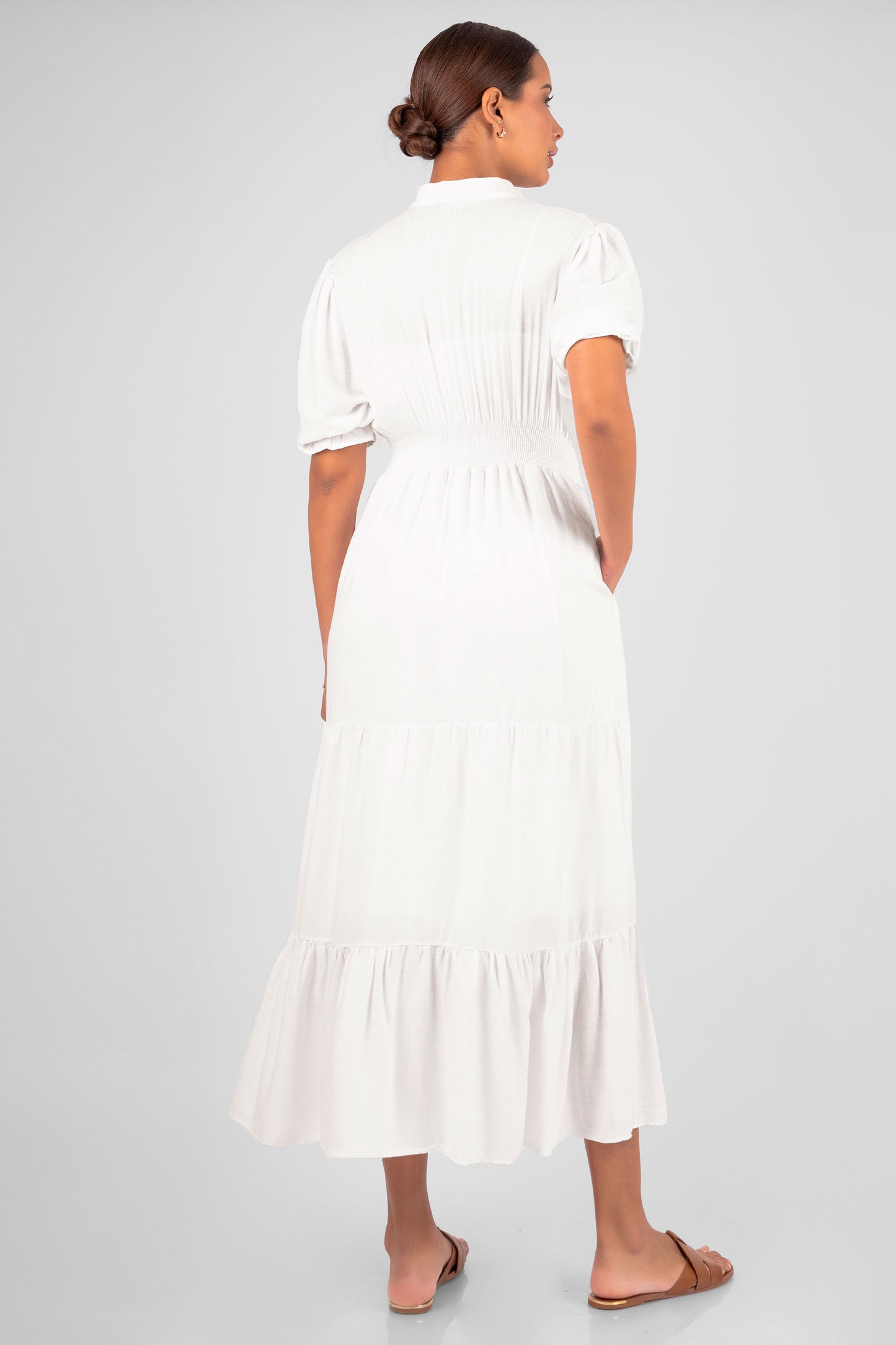 VESTIDO CASUAL LUANA BLANCO