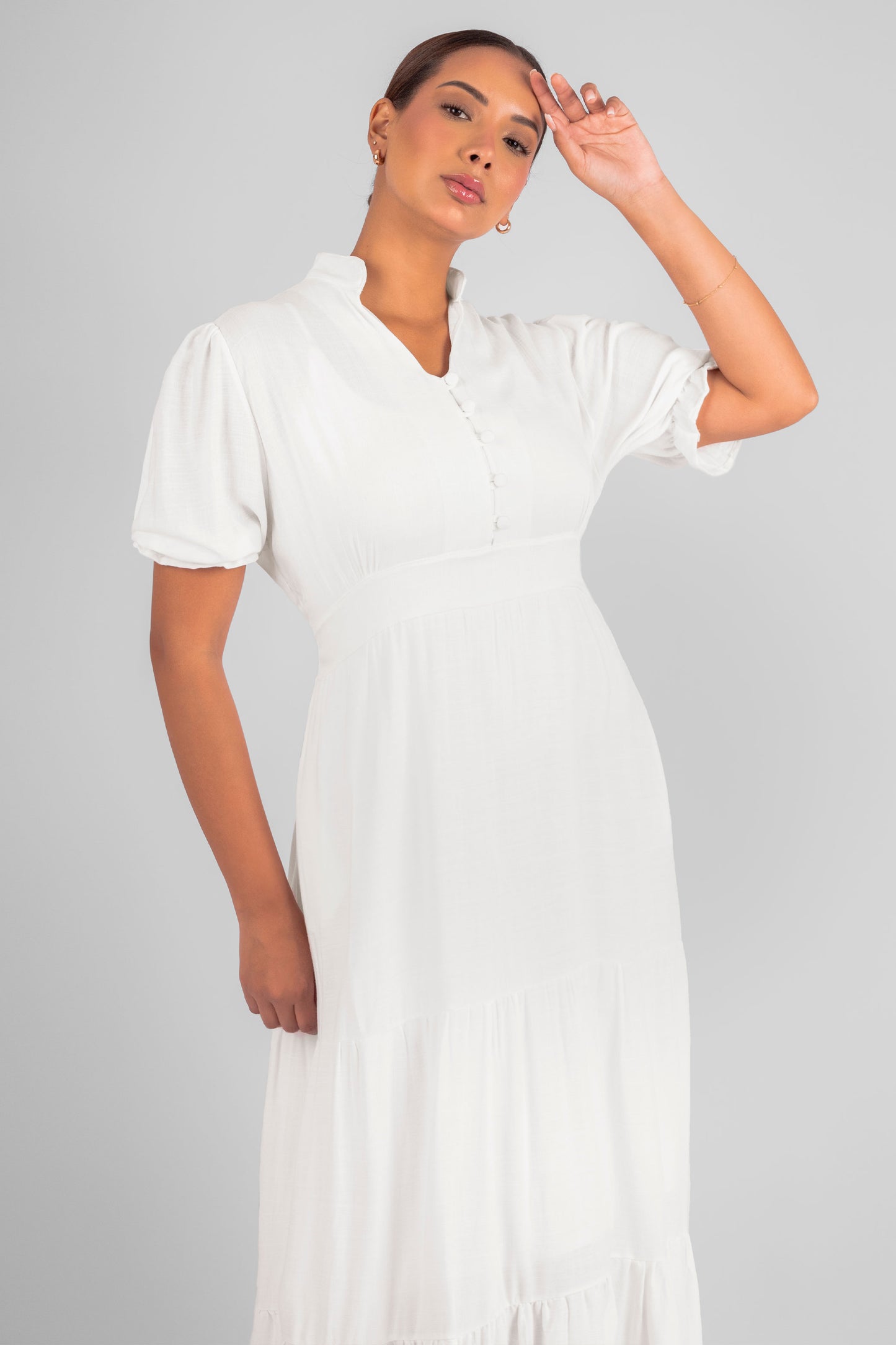 VESTIDO CASUAL LUANA BLANCO