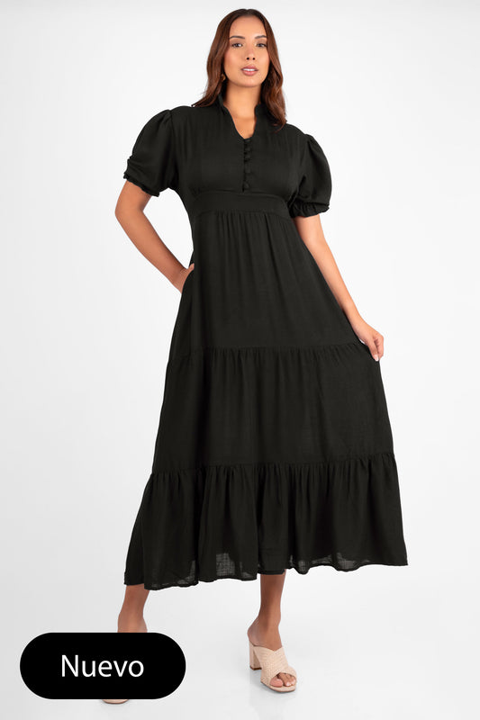 VESTIDO CASUAL LUANA NEGRO