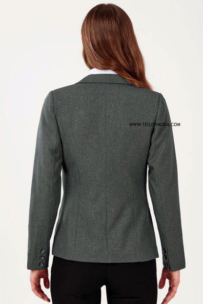 BLAZER SASTRE VALENTINA PLOMO