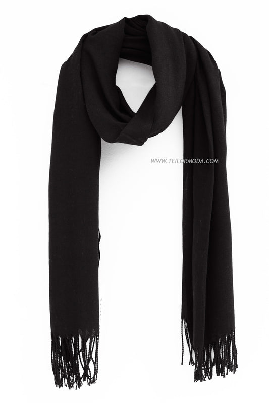 Pashmina Maxi Bufanda Leila Negro