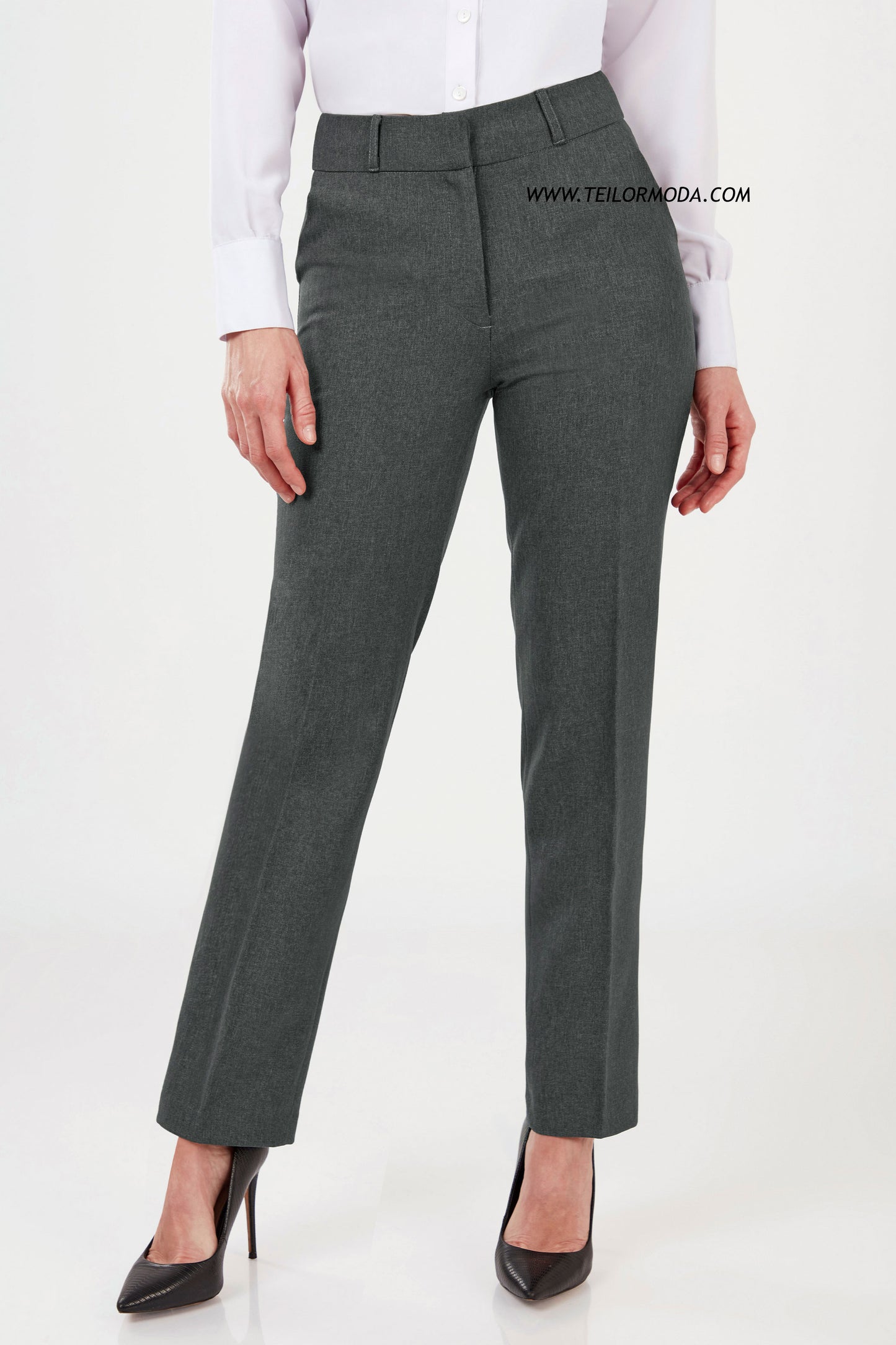 PANTALON SASTRE VALENTINA PLOMO