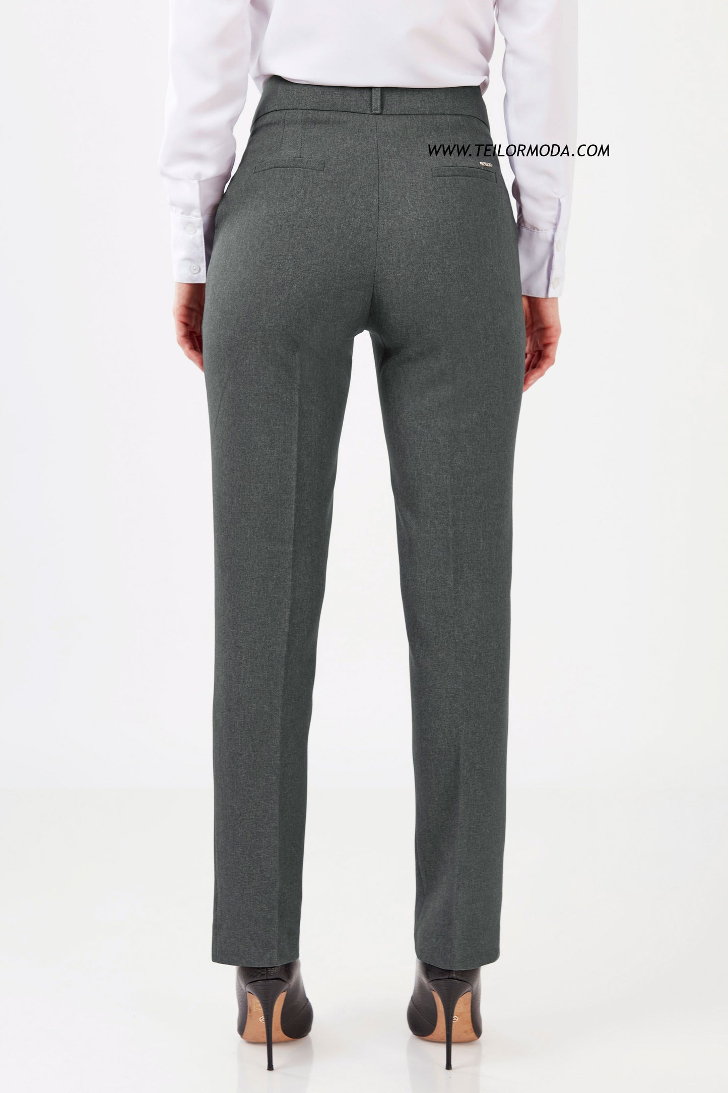 PANTALON SASTRE VALENTINA PLOMO