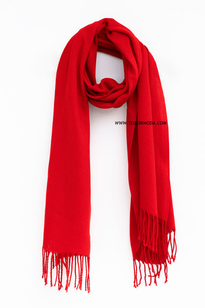 Pashmina Maxi Bufanda Leila Rojo