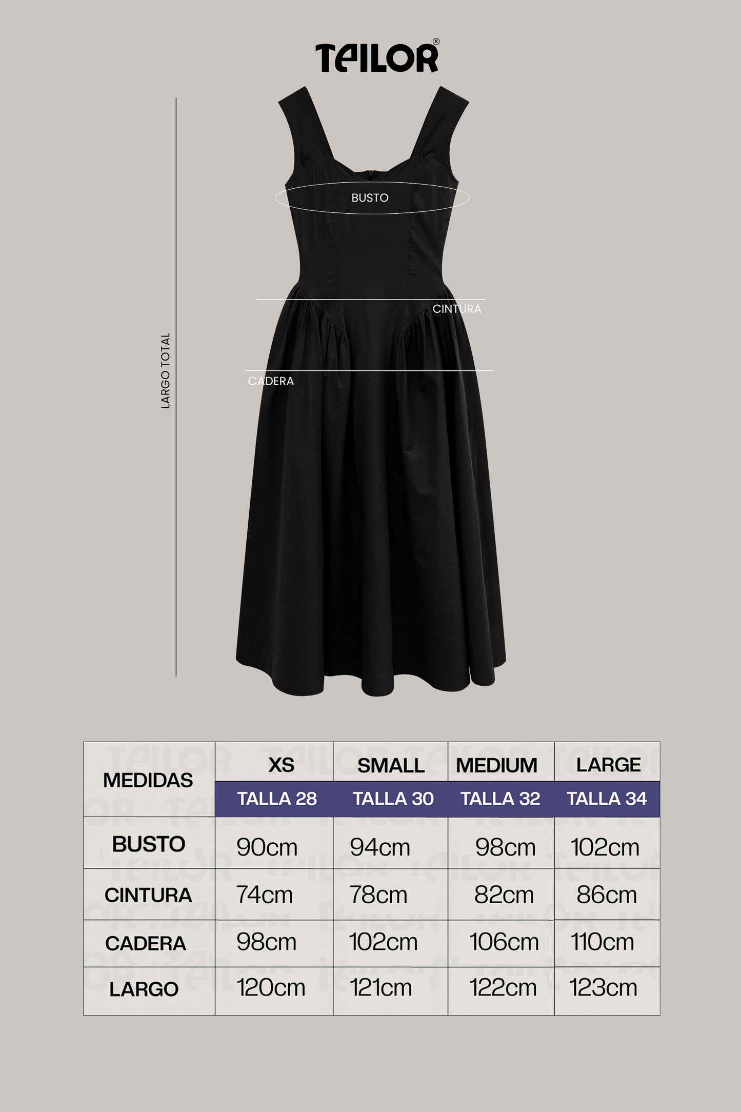 VESTIDO CASUAL CON VUELOS ELAH NEGRO