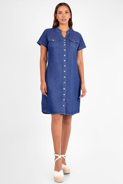 VESTIDO MIDI DENIM ELIANNA